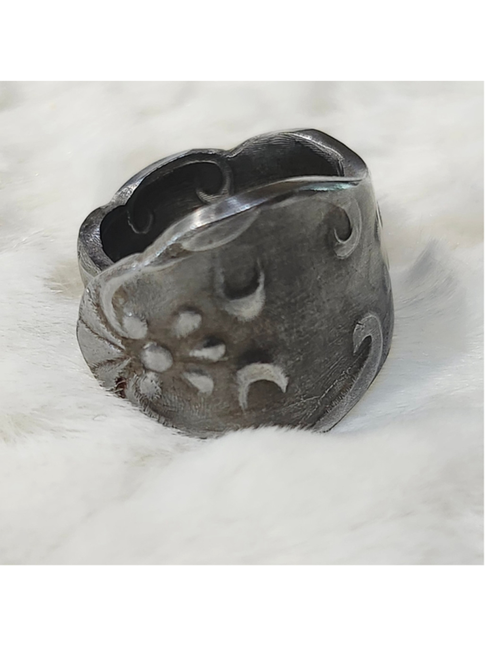 Ring size 6 silverwear spoon ring